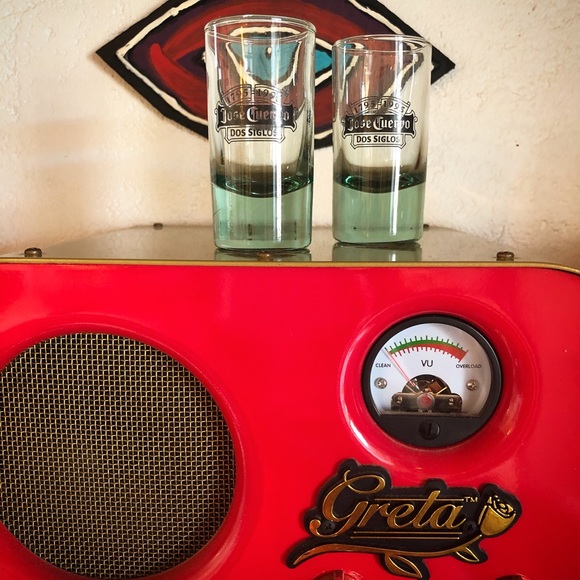 Pair of 200th Anniversary Jose Cuervo Shot Glasses - Picture 4 of 14